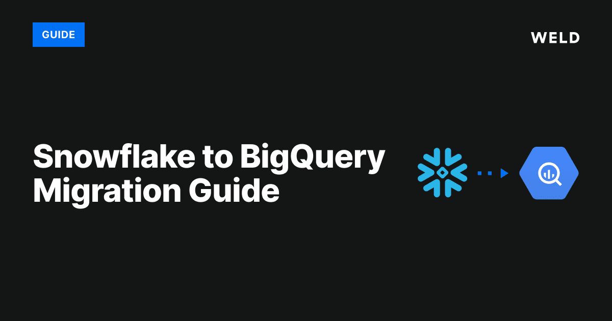 How to Migrate from Snowflake to BigQuery